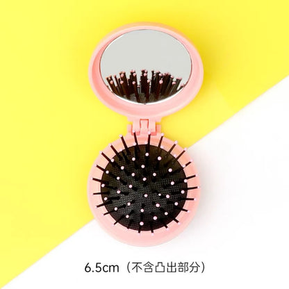 Travel size mirror brush for decoden craft supply projects