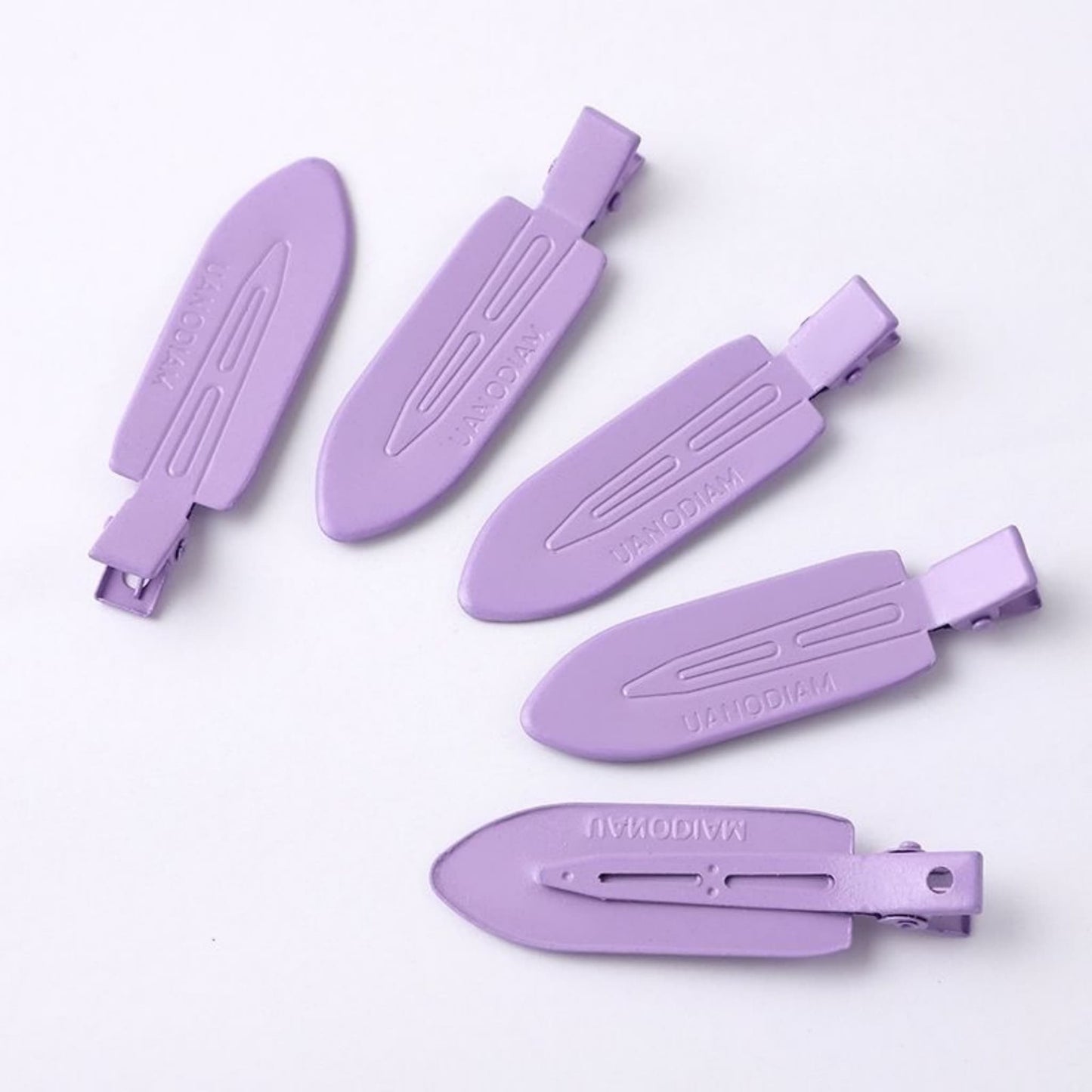 Set of metal hair clip bases for Baroque and Y2K style DIY projects