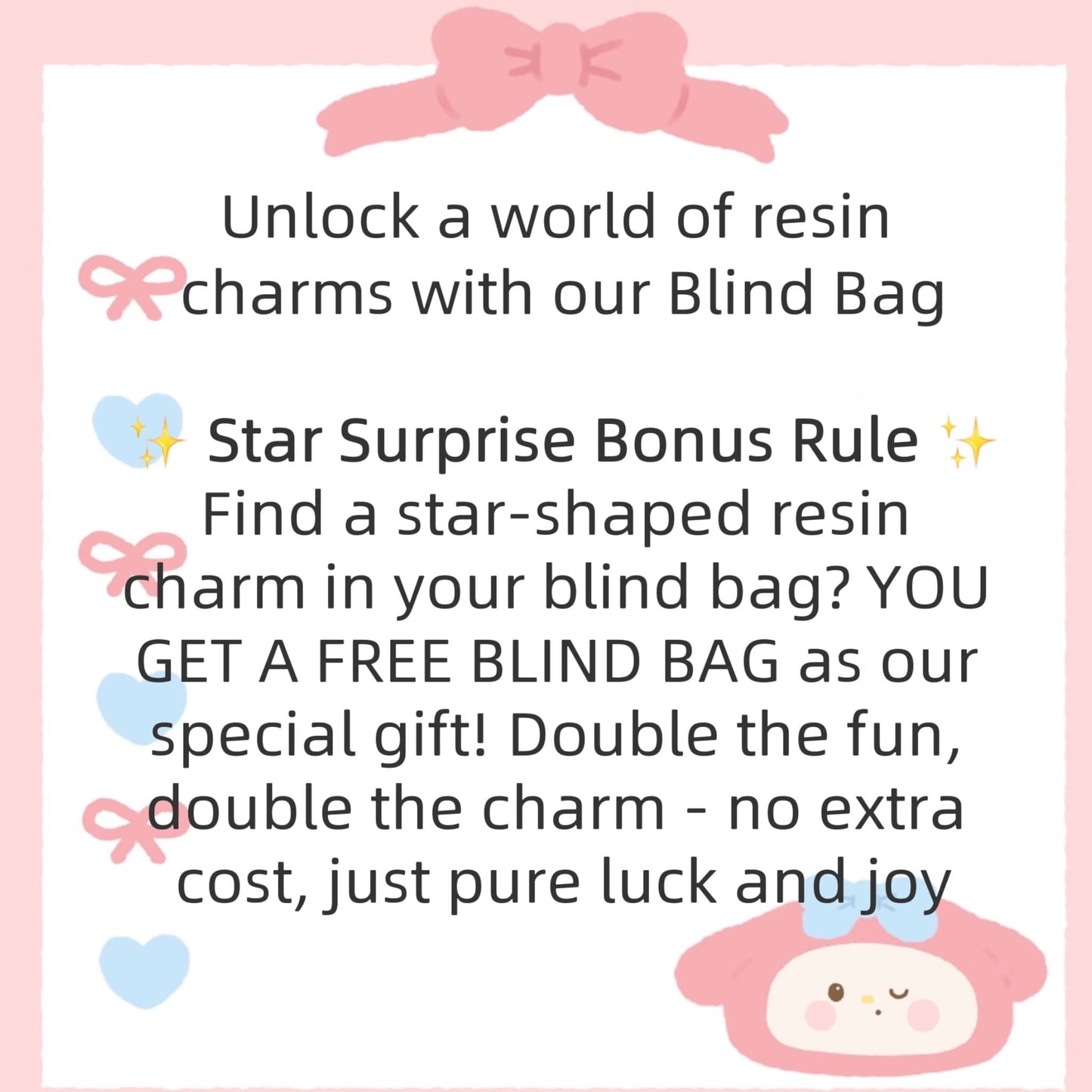 Assortment of handmade resin charms in various shapes and colors