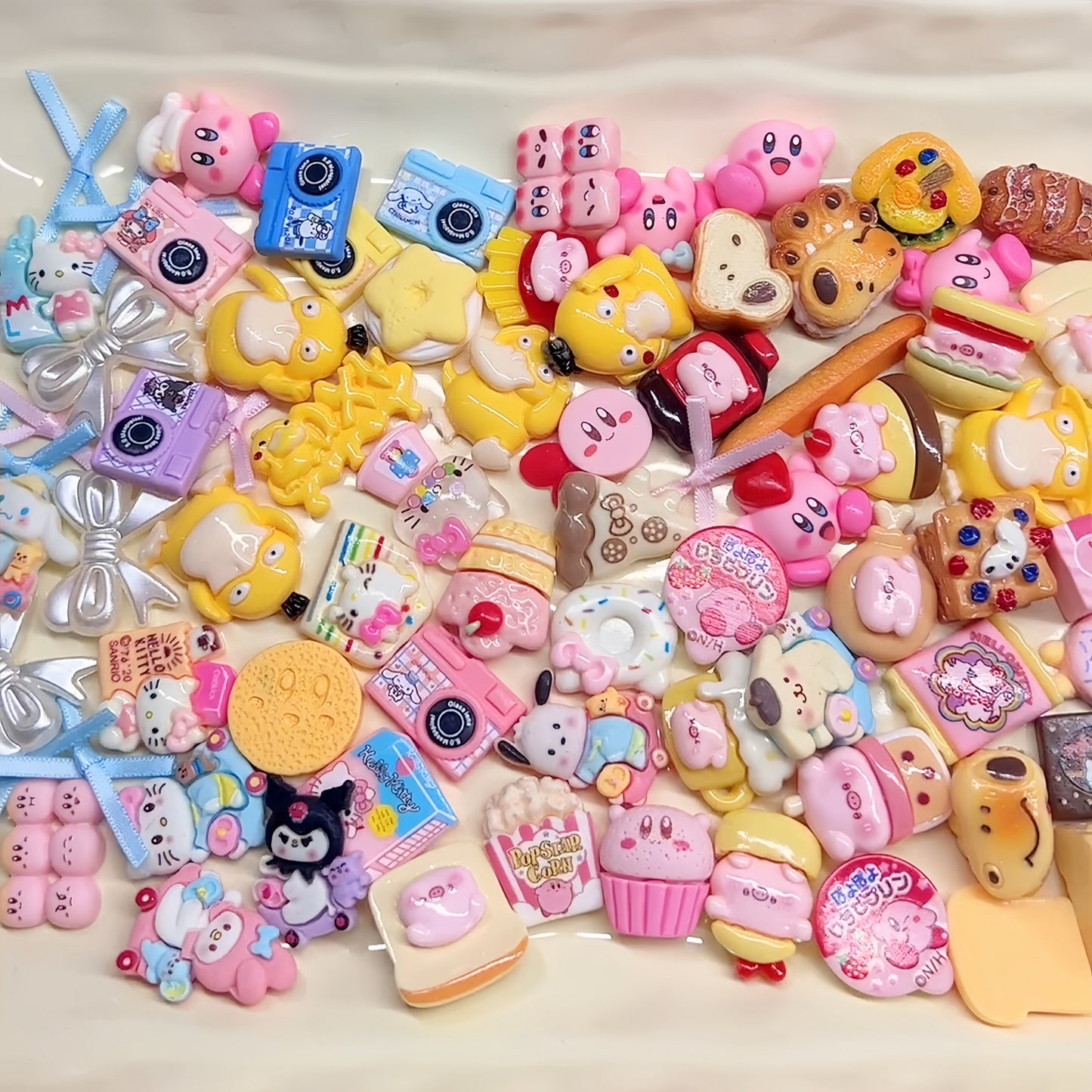 DIY resin charms packaging and presentation