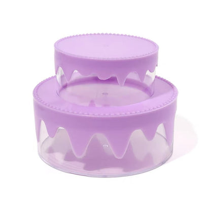 cake-shaped-storage-box-side-profile-double-layer-design