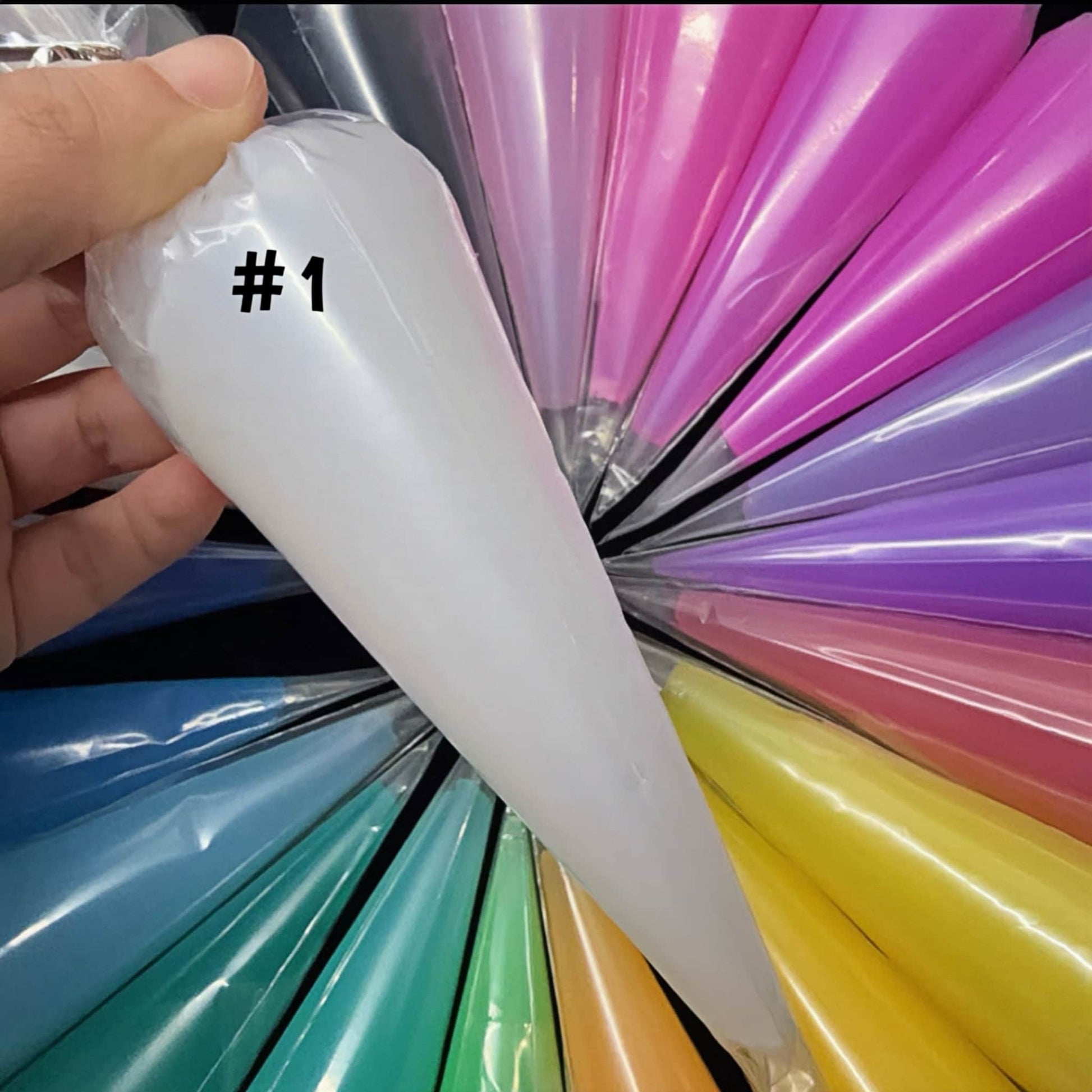 Decoden Clear Cream Glue 20 Colors - Transparent Crystal + Piping Tips