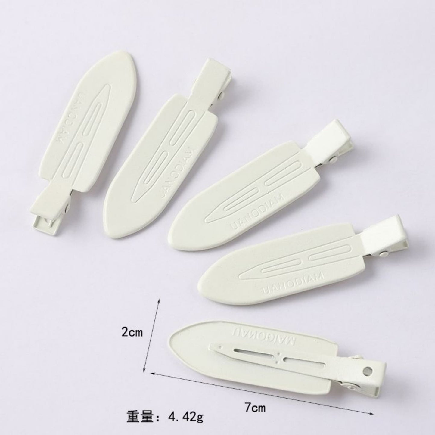 Smooth stable surface of hair clip ideal for pearl and rhinestone application