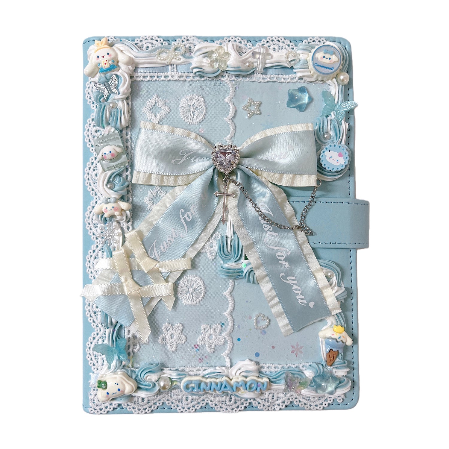 Baroque Hanmade Decoden Ring Binder Notebook
