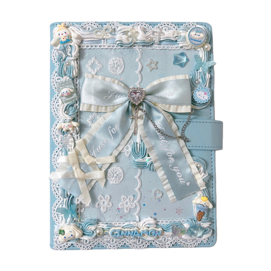 Baroque Hanmade Decoden Ring Binder Notebook